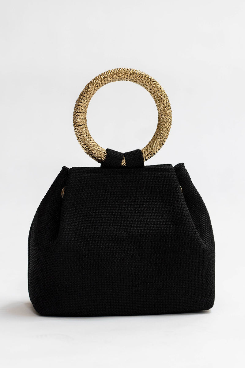 Bolso yute asa negro