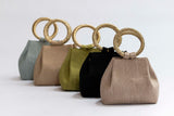 Bolso yute asa verde