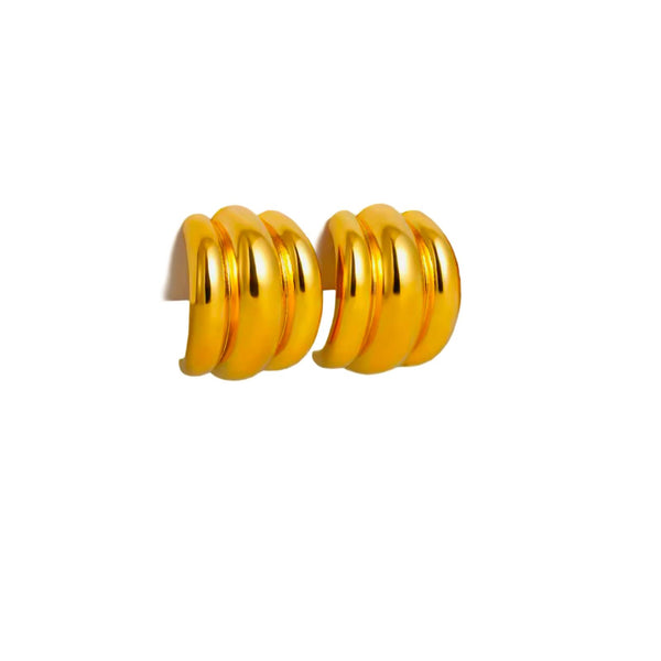 Pendientes anillos gruesos