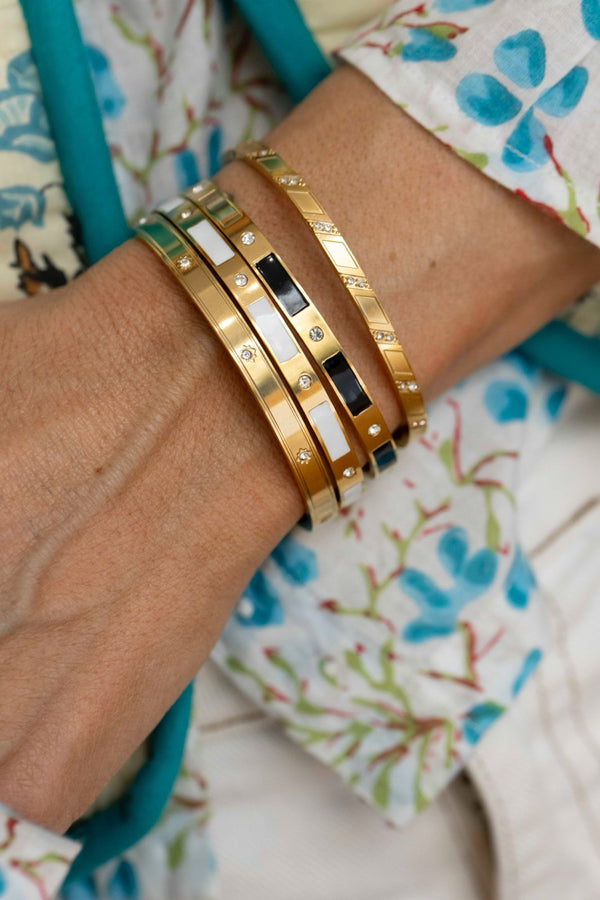 Pulsera doble circonita