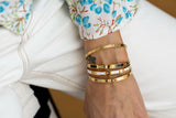 Pulsera esmalte blanco