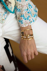 Pulsera esmalte blanco