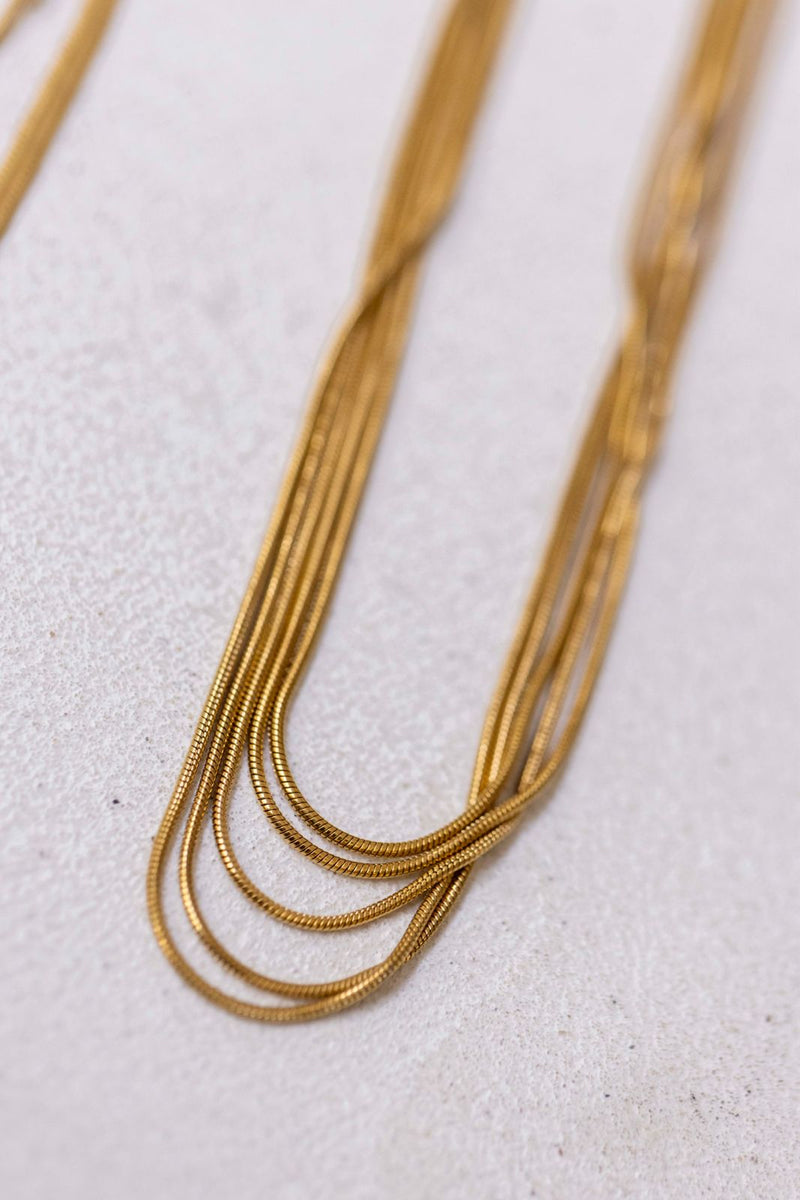 colgante 5 cadenas finas