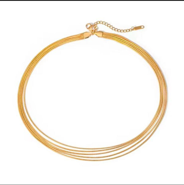 colgante 5 cadenas finas