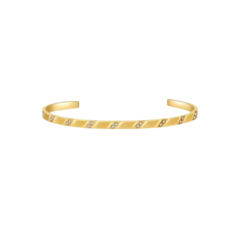 Pulsera doble circonita