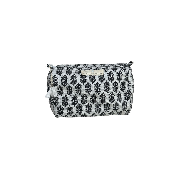 Neceser estampado negro M