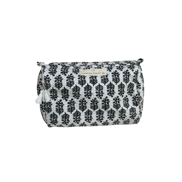 Neceser estampado negro L