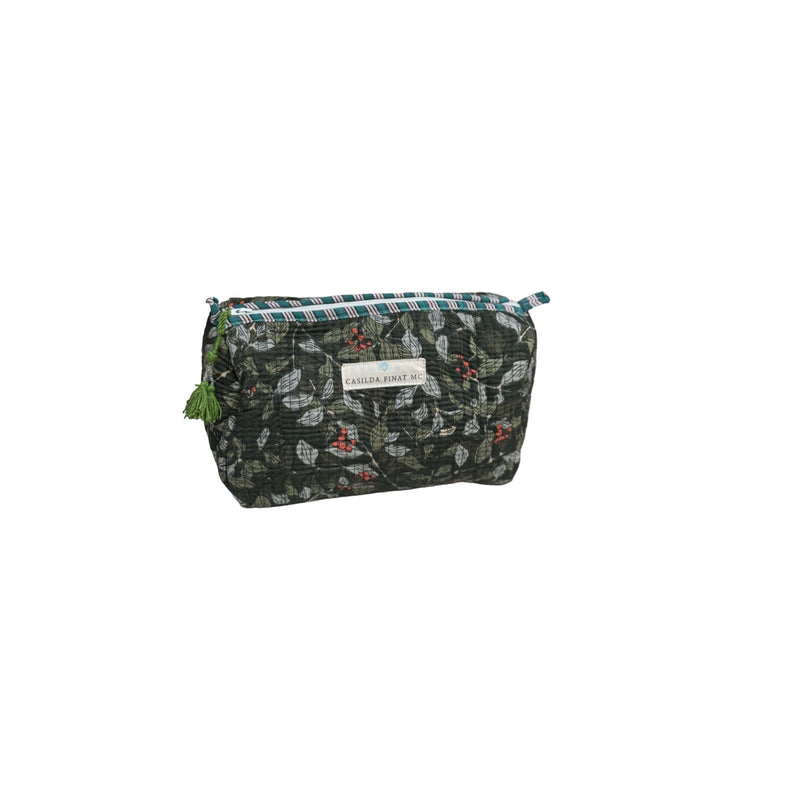 Neceser estampado verde S