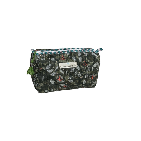 Neceser estampado verde M