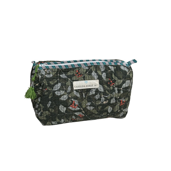 Neceser estampado verde L