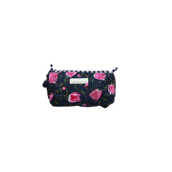 Neceser estampado azul marino S