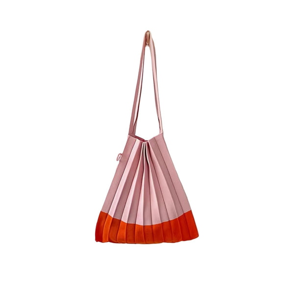 Bolso acordeón rosa