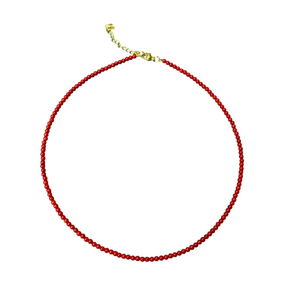 Collar bola xs rojo