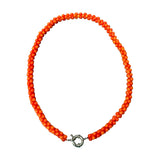 Collar multibolitas naranja
