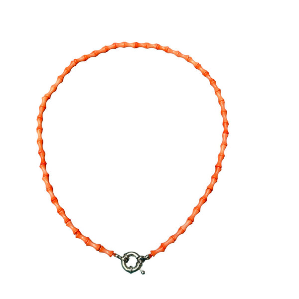 Collar hueso coral