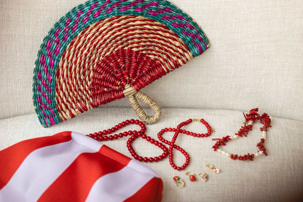 Abanico rojo