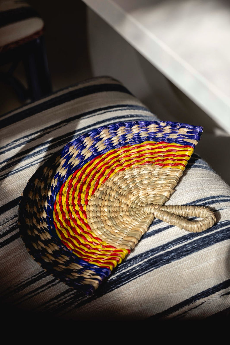 Abanico azul