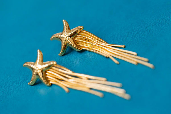 Pendientes estrella mar