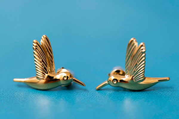 Pendientes colibrí