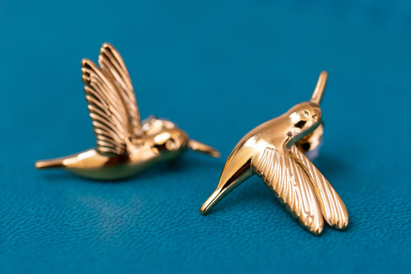 Pendientes colibrí