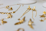 Pendientes cadena colibrí