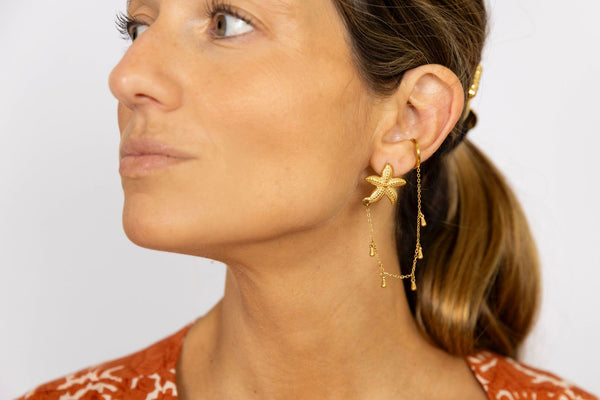 Ear cuff estrella mar