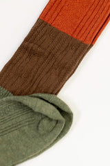 Calcetines tricolor verde