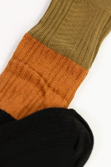 Calcetines tricolor negro