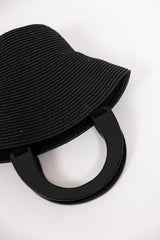 Bolso sombrero negro