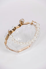 Bolso concha transparente