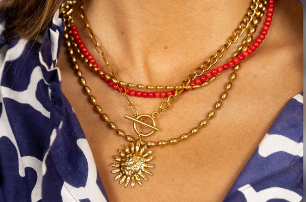 Cadena doble bolitas