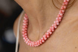Collar multibolitas coral