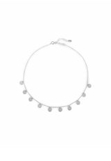 Chokers colgante Lunares plata