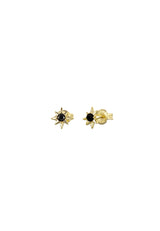 Pendientes estrella brilli negro