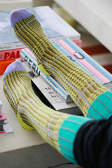 Calcetines cuadros verdes