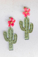Pendientes cactus