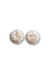 Pendientes flor nácar