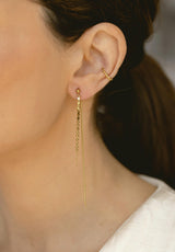 Ear cuff fino martillado