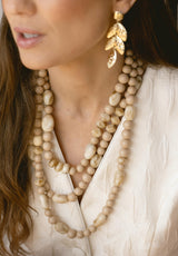 Collar triple beige