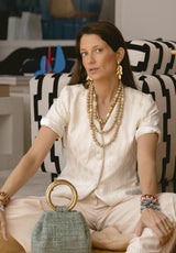 Collar triple beige