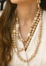 Collar triple beige