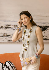 Collar eslabones carey