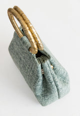Bolso asa verde agua