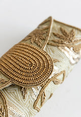 Bolso dorado claro glam