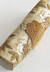 Bolso dorado claro glam