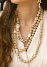 Collar triple beige