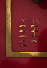 Pendientes hojitas