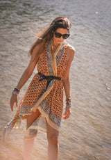 Pareo vestido cenefa soles