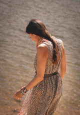 Pareo vestido cadenas negro