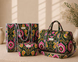Bolsa viaje estampado verde